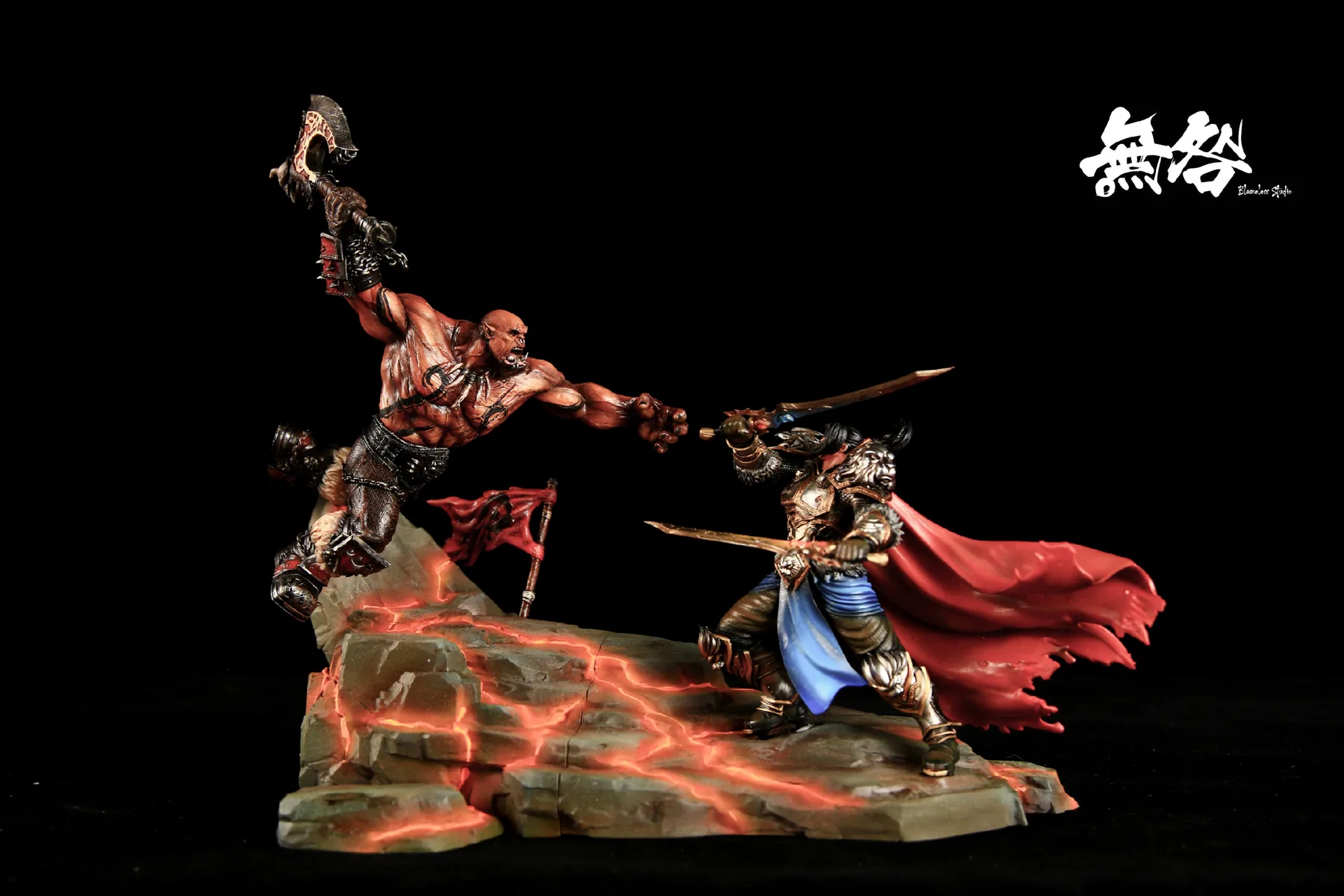 ArcForge hand-painted fantasy battle diorama
